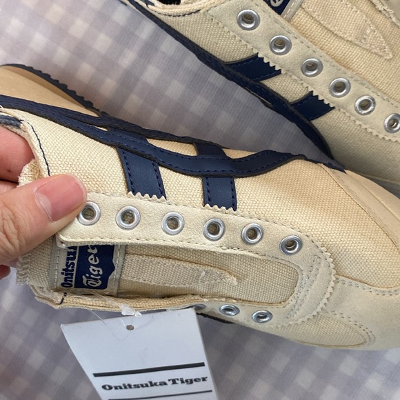 Onitsuka Tiger Tan Fabric Sneakers - Picture 5 of 6